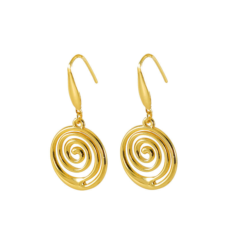 Niche Mosquito Coil Holder Stainless Steel Earrings