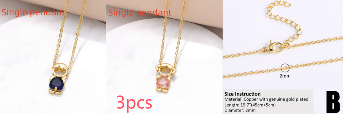 18k Gold Plated Minimalist Hip-Hop Chain Necklace for DIY Styling