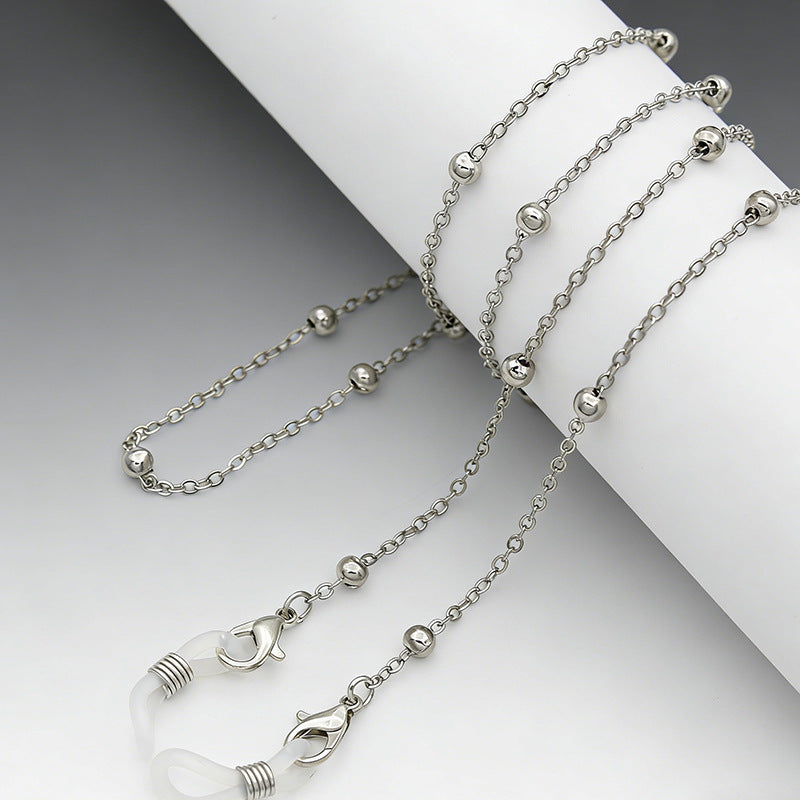 Eyeglass Lanyard Mask Metal Chain