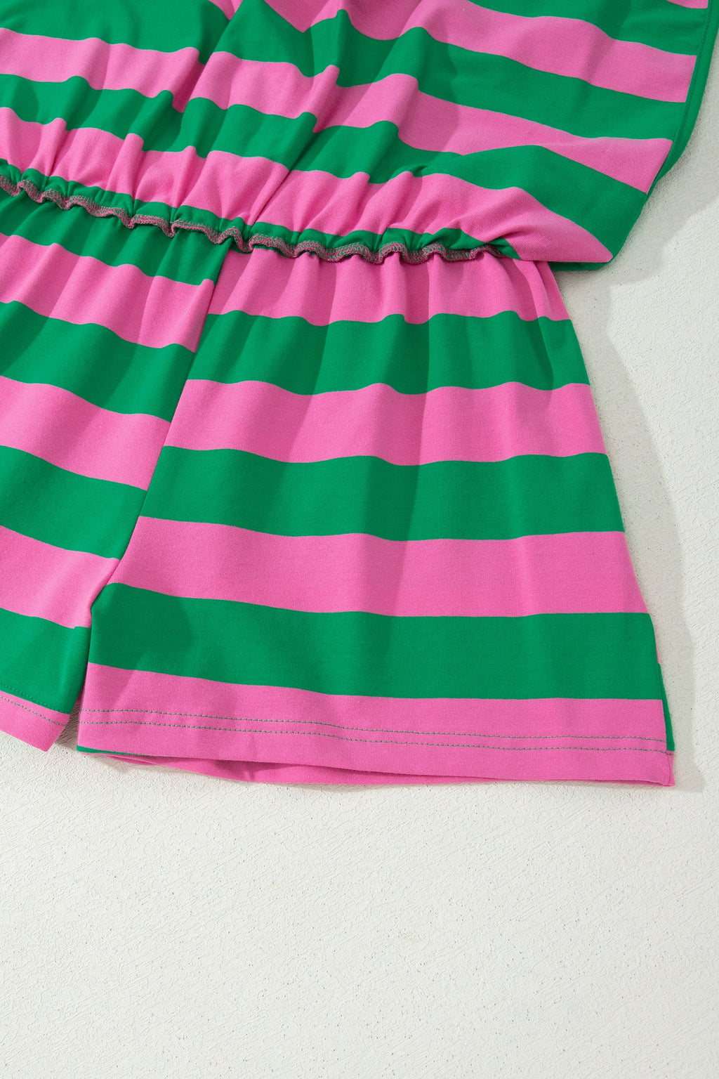 Yellow Stripe Dolman Tee and Drawstring Skort Athletic 2Pc Set