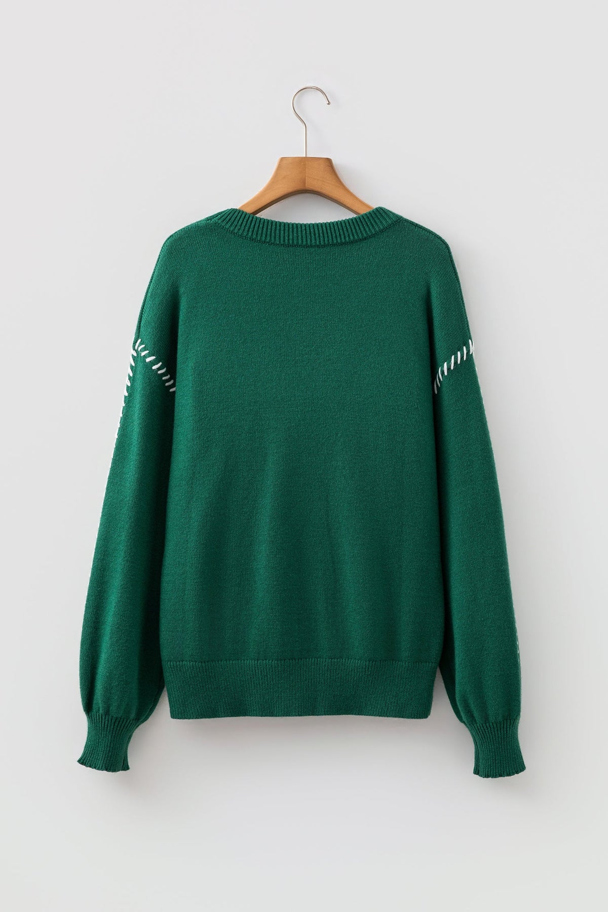 Christmas Santa Baby Patch Embroidered Sweater
