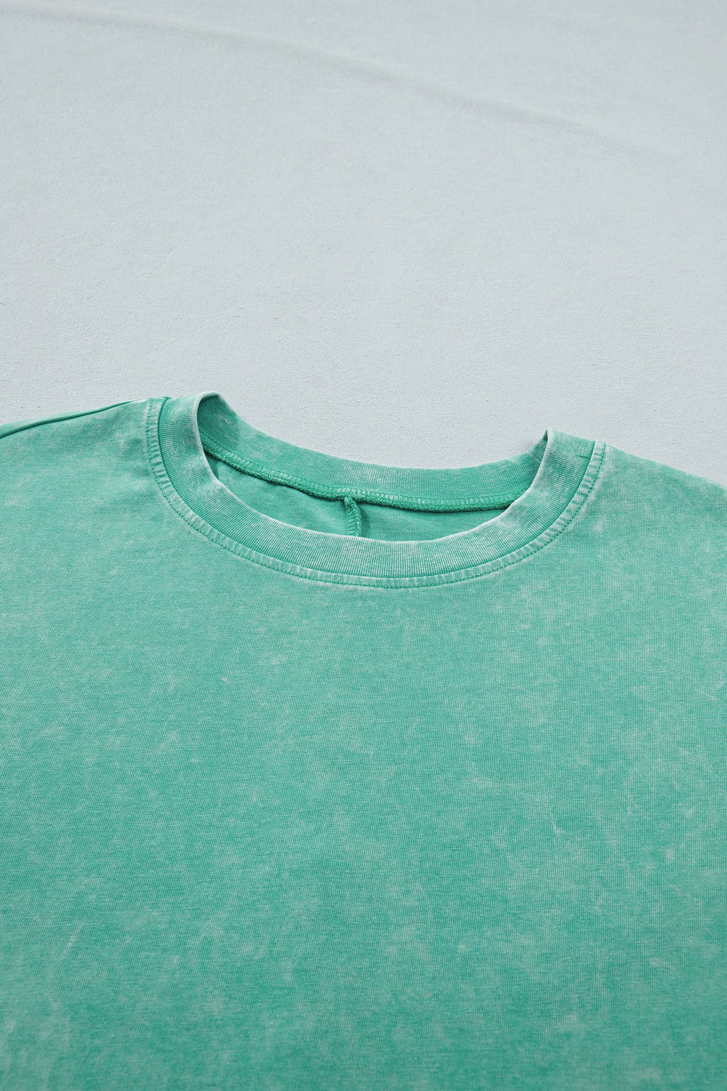 Oversized Mineral Washed Short Sleeve Tee in Green or Charcoal
