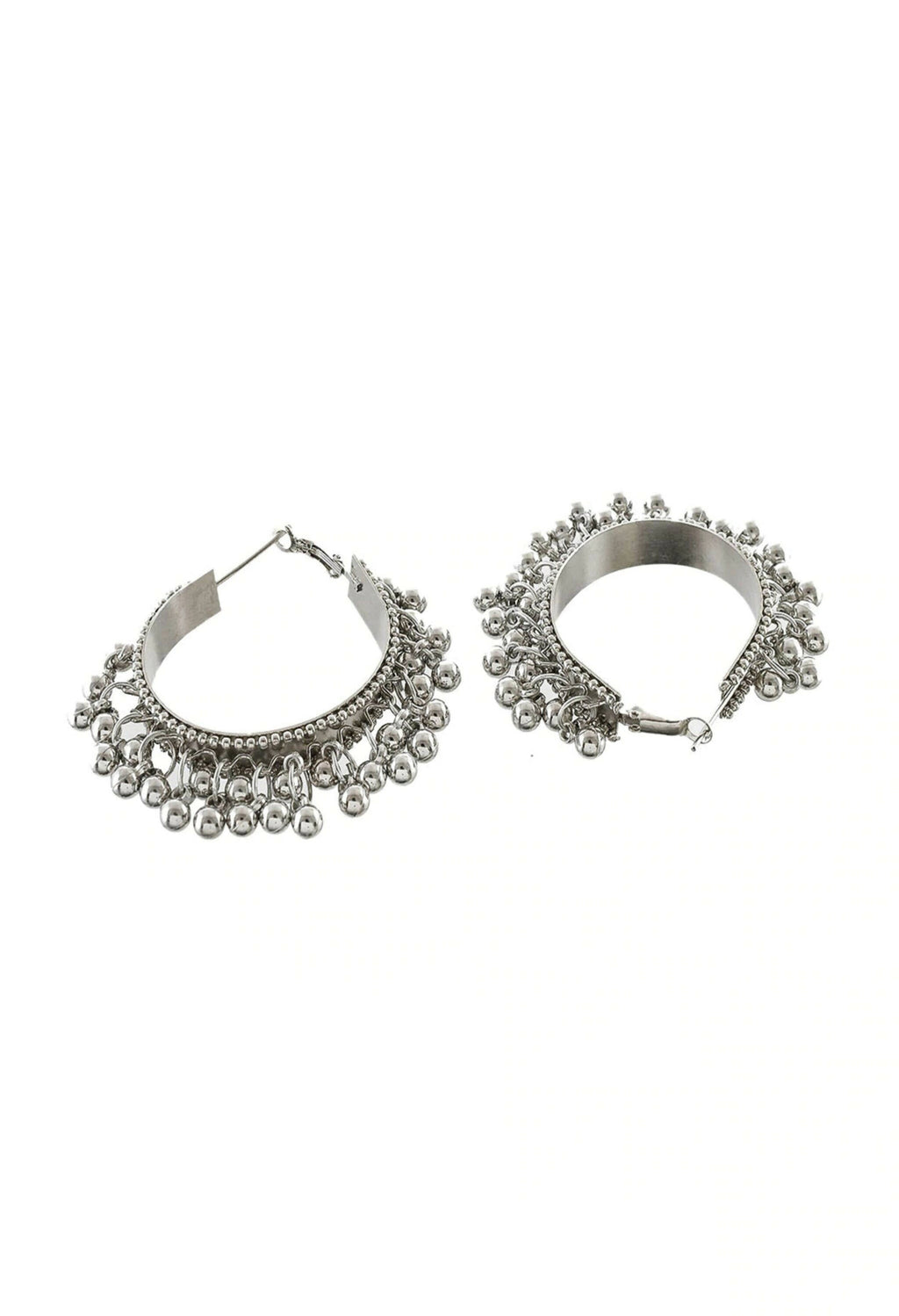 Radha Kishan Oxidised Silver-Plated Long Necklace Combo Set