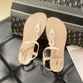 Women's Minimalist Flat Buckle Strap Sandals Casual Summer Shoes