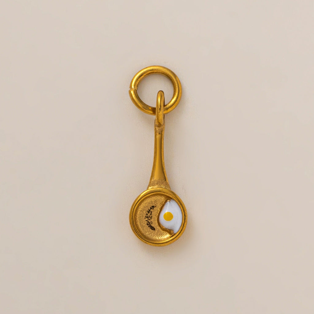 18K Gold Vacuum Plated Small Pendant Necklace