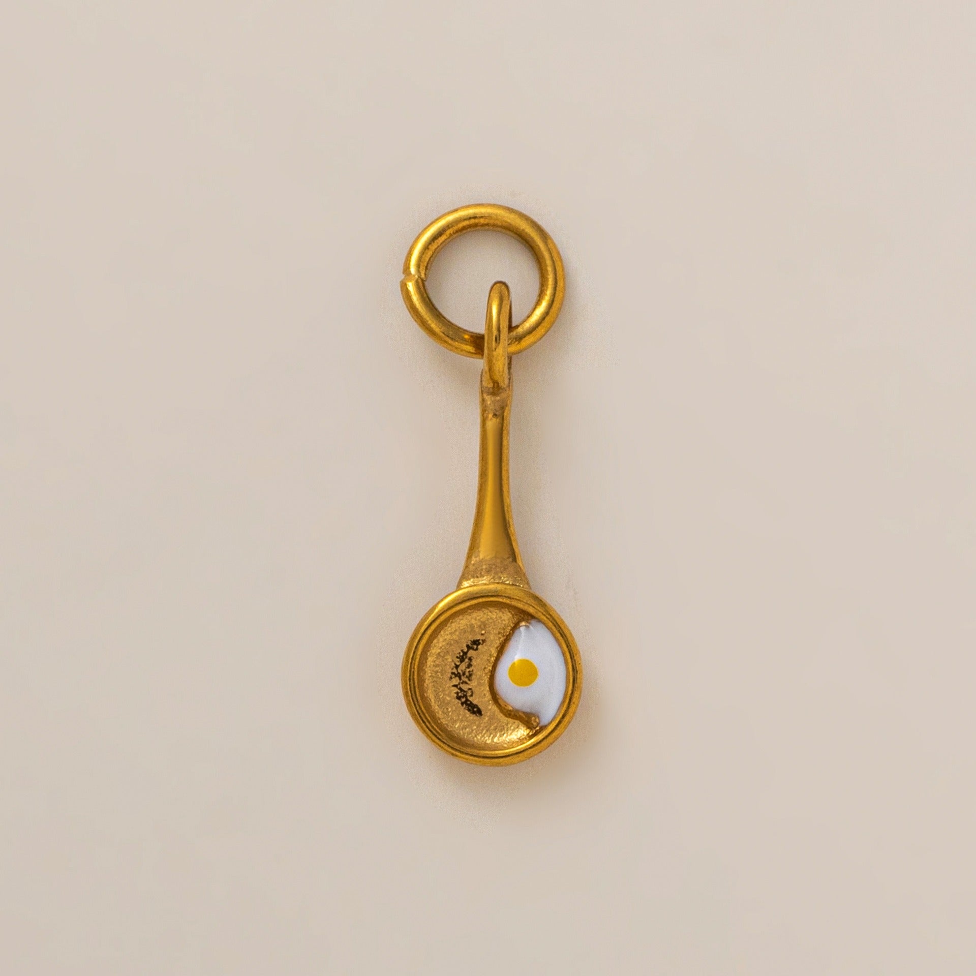 18K Gold Vacuum Plated Small Pendant Necklace