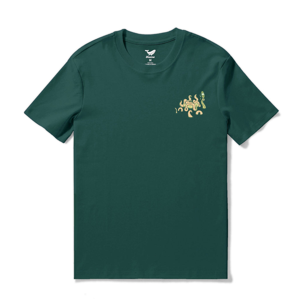 Taking the Day Off Graphic Crew Neck T-Shirt in Green