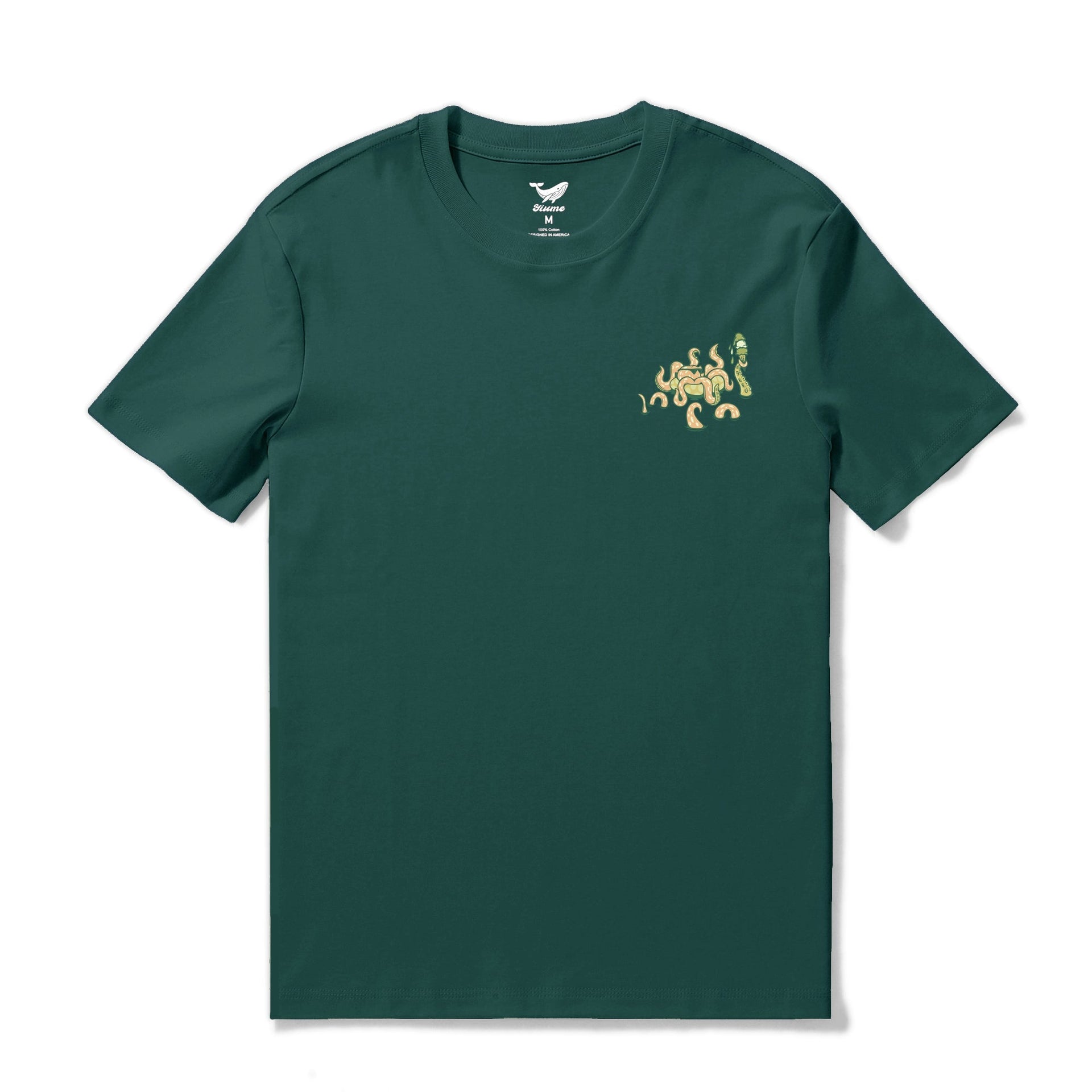 Taking the Day Off Graphic Crew Neck T-Shirt in Green