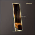 Full Length LED Lighted Standing Wall-Mounted Body Mirror