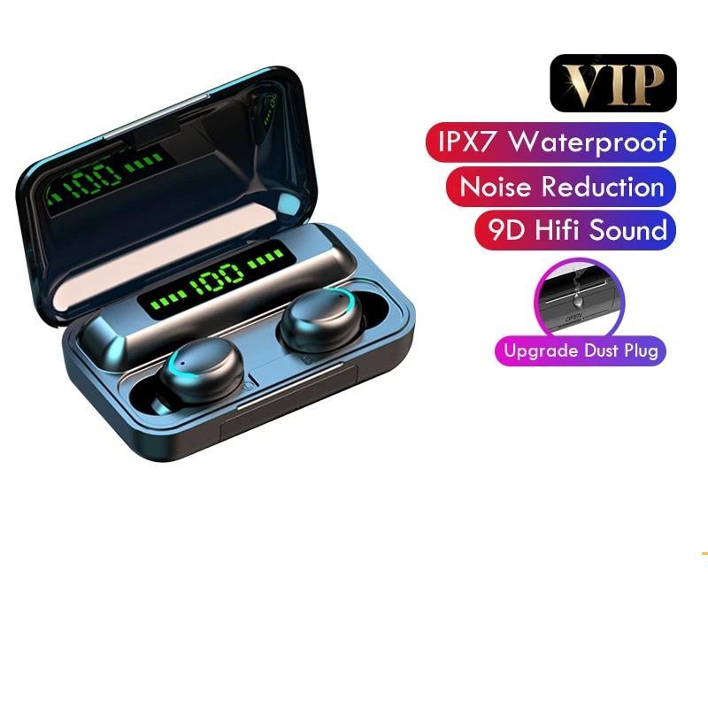TWS Bluetooth 5.0 Earbuds 9D Stereo with 2200mAh Case