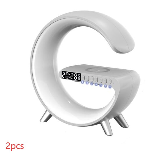 G-Shaped LED Intelligent Lamp with Wireless Charger & Bluetooth Speaker
