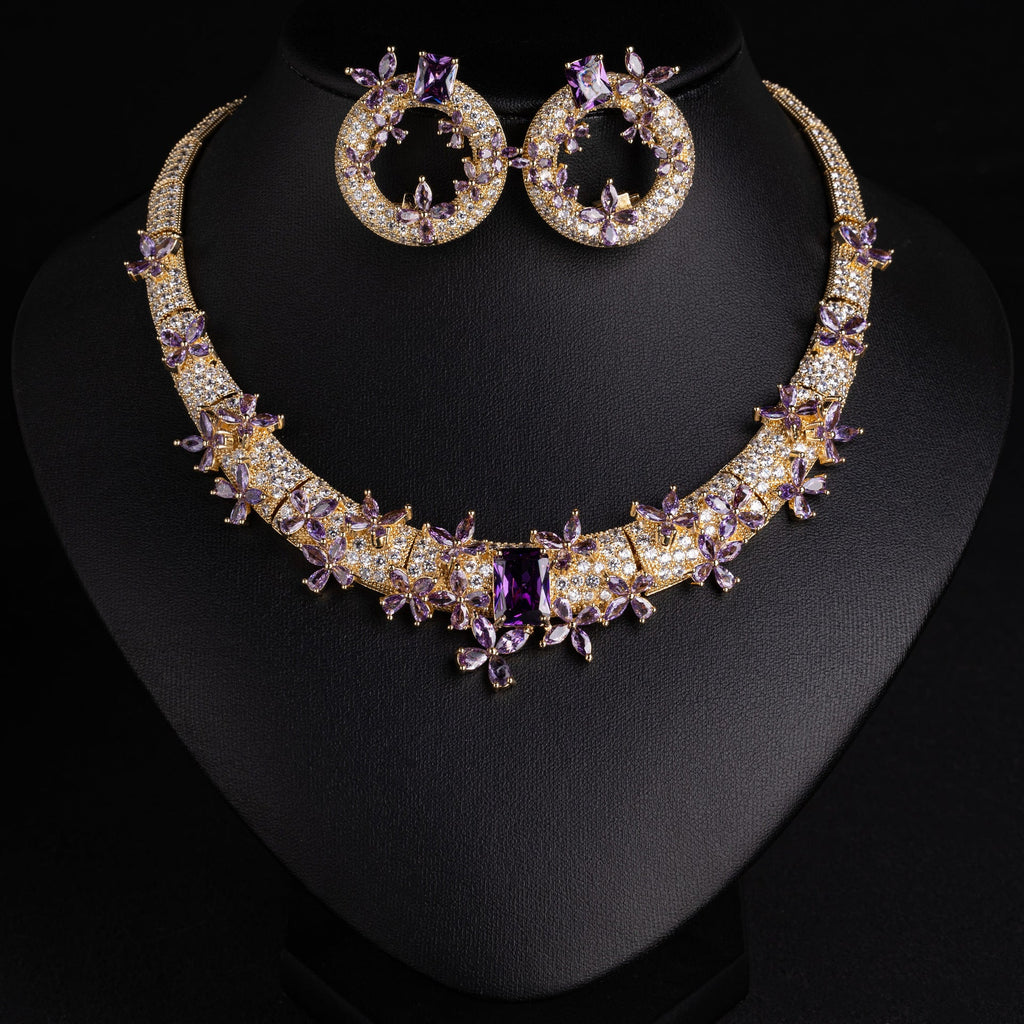Cross-Border European And American Jewelry Fashion Versatile Design Inlaid With Smart Zircon Butterfly Jewelry Banquet Jewelry For Women