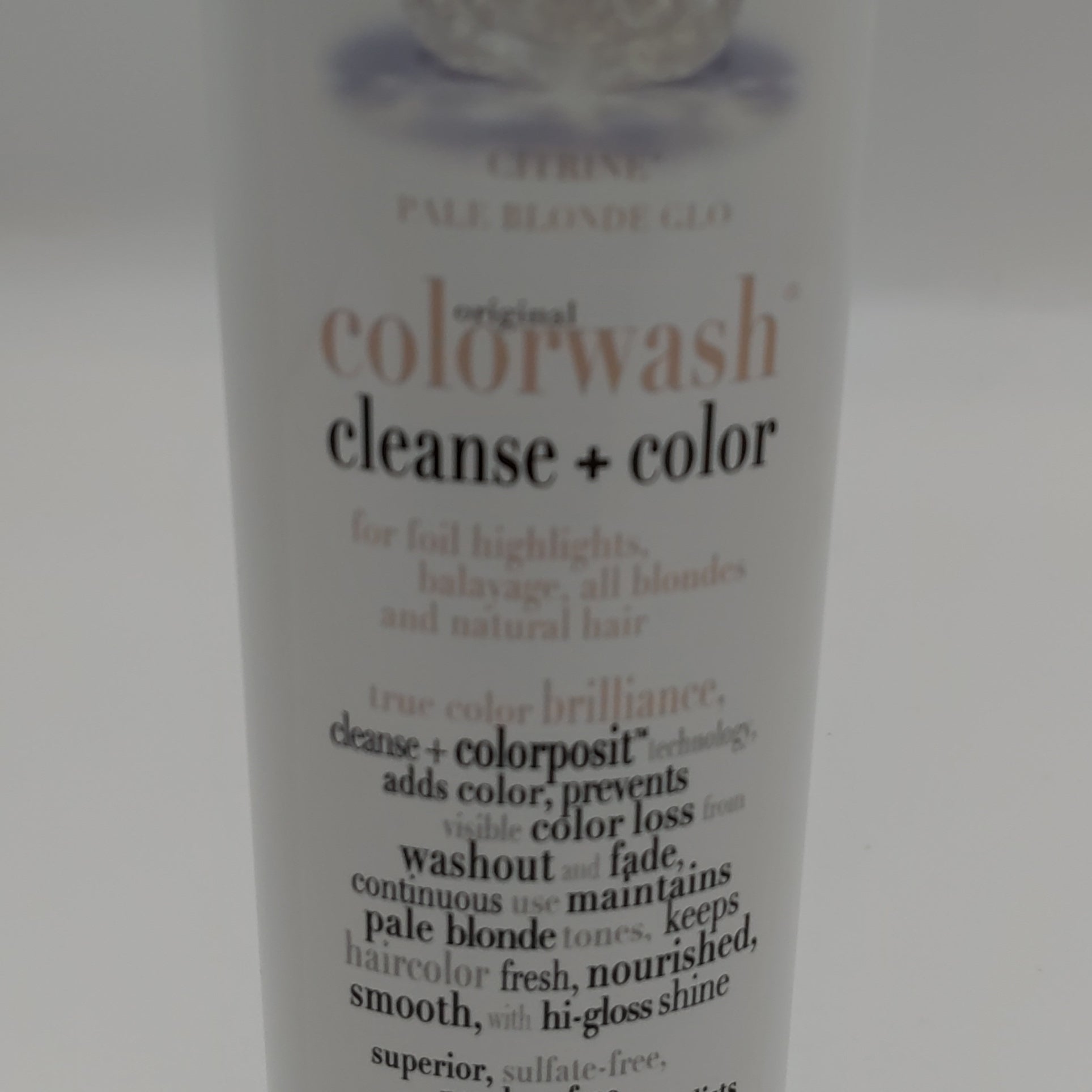 Celeb Luxury Gem Lites Citrine Pale Blonde Glo shampoo bottle 8.25 oz