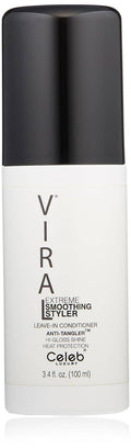 3.4 fl oz Celeb Luxury VIRA Extreme Smoothing Styler in white and black packaging.
