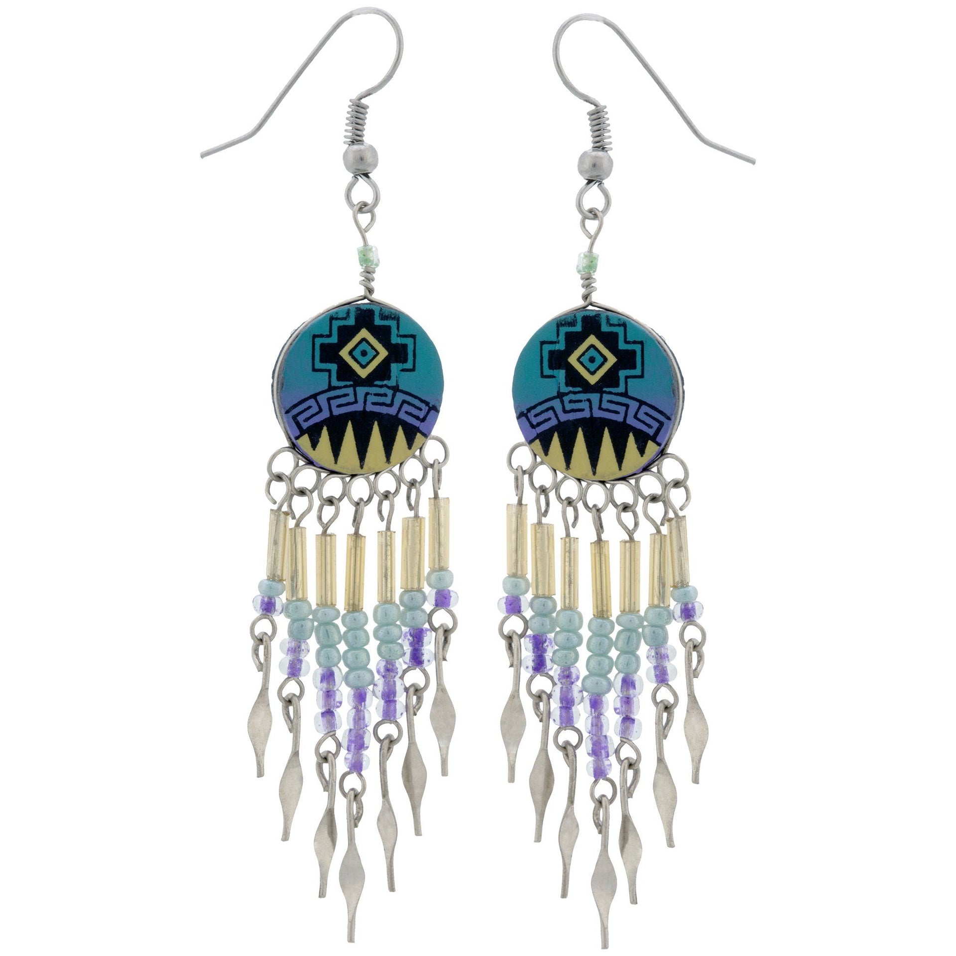 Ceramic Chandelier Earrings