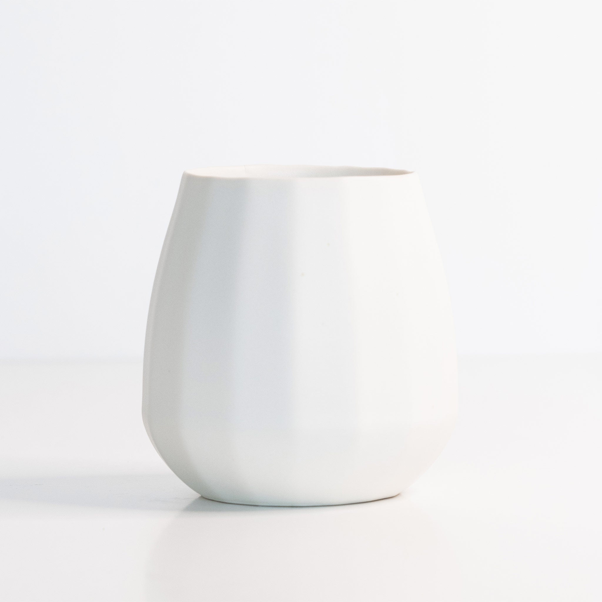 Matte Black Ceramic Stemless Wine Glass Set of 2 - Image 11