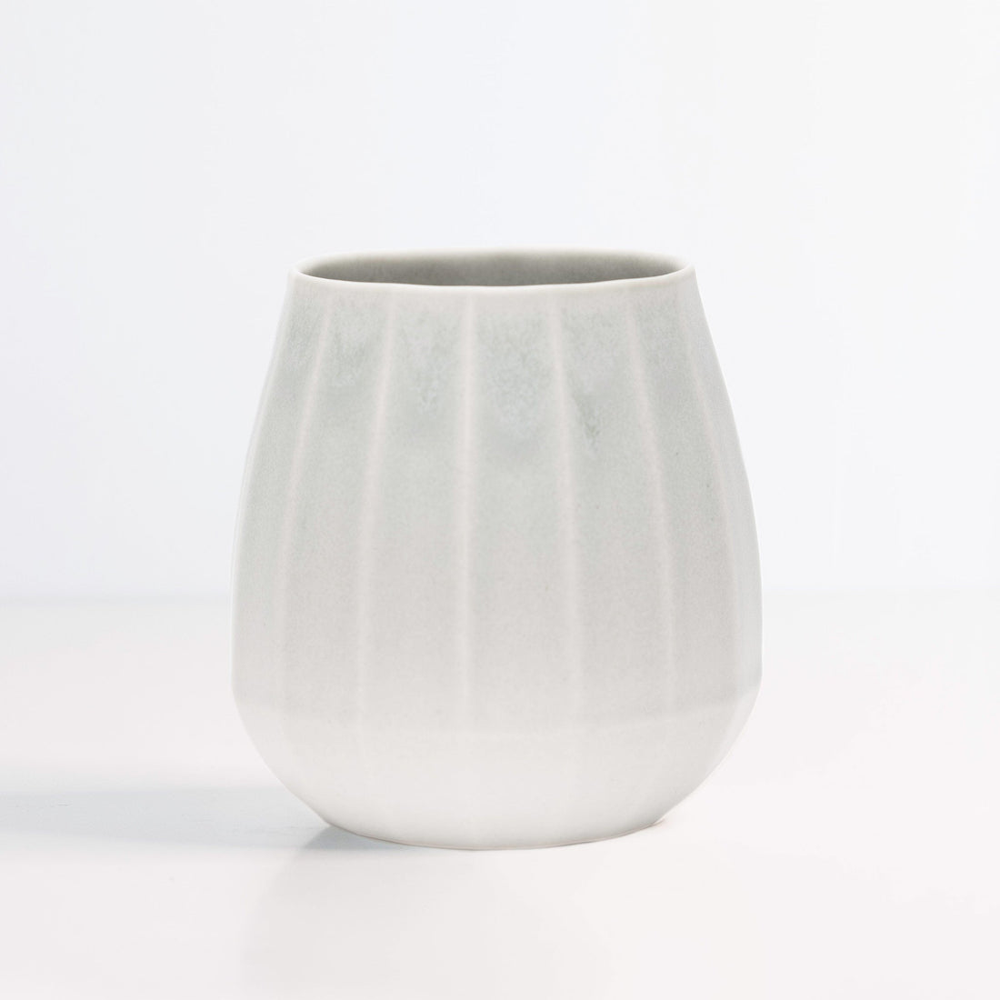 Matte Black Ceramic Stemless Wine Glass Set of 2 - Image 3