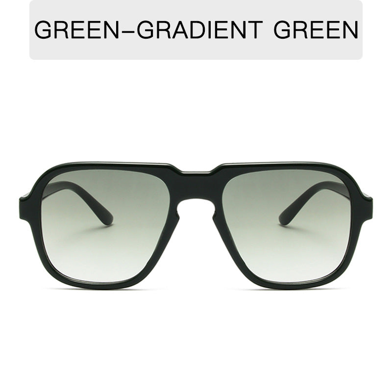 Vintage Large Rim Sunglasses Retro Fashion Driving Shades