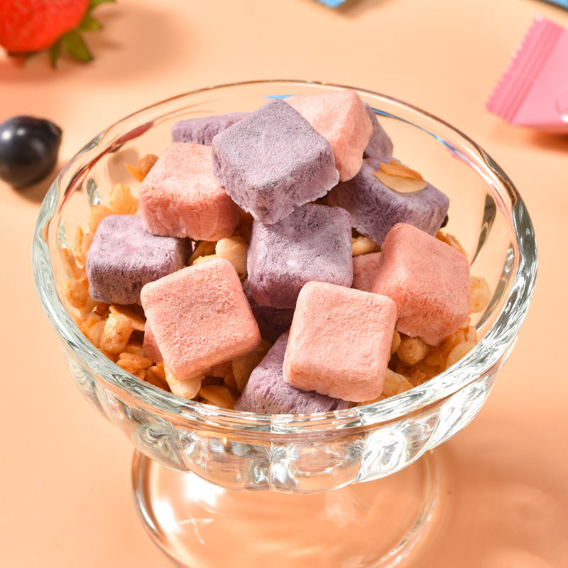 Fermented Raw Milk Freeze-dried Fruit Granules
