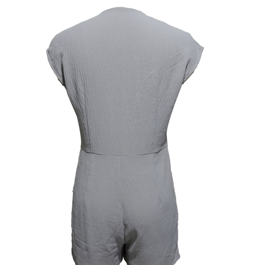 Women's Short Button Front Jumpsuit V-Neck Summer Romper
