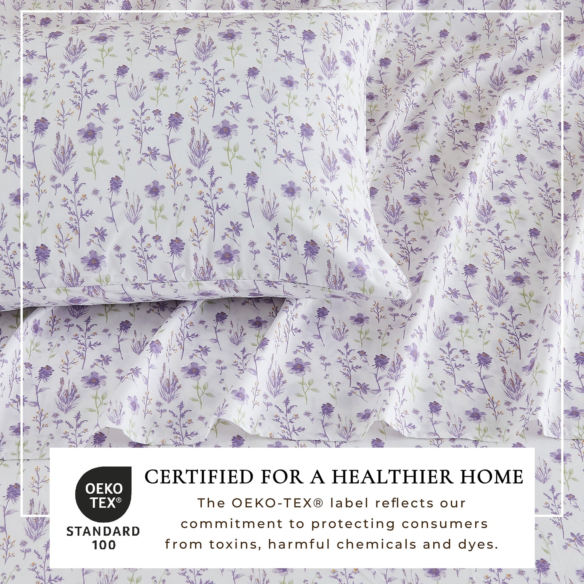 Watercolor Floral Sheet Set - Delia Collection