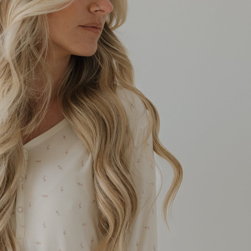 Women's Long Sleeve Bamboo Pajama Set