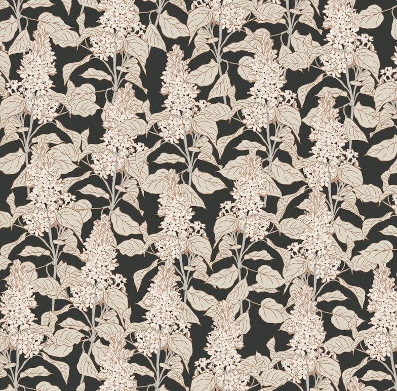 Lilac Floral Peel and Stick Removable Wallpaper for Modern Home