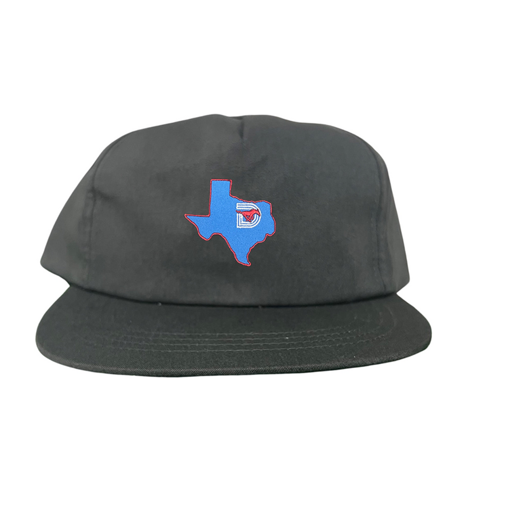 SMU State of Texas Pony Logo Hat - Black Label Streetwear