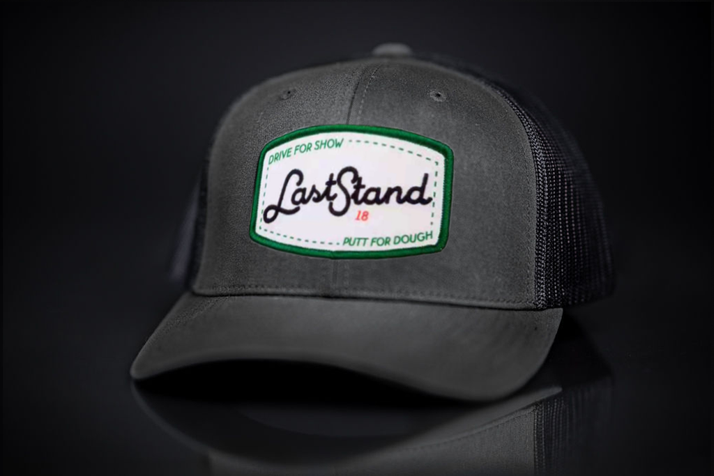 Last Stand Golf Curved Bill Trucker Hat Sporty Lifestyle Cap