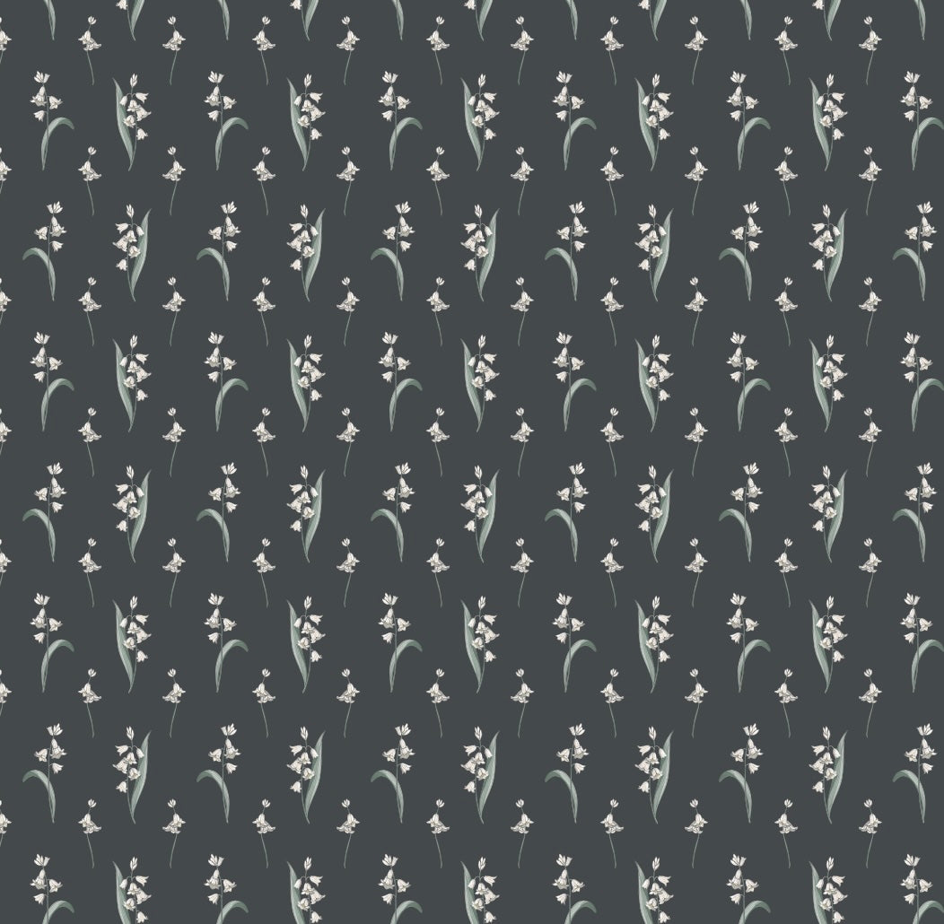 Bria Floral Removable Wallpaper in Beige, Pale Blue and Green