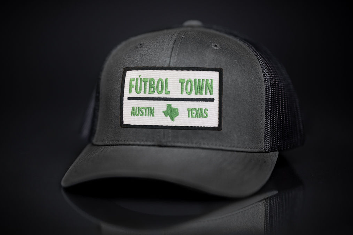 Fútbol Town Curved Bill Mesh Snapback Hat - Austin Soccer Cap