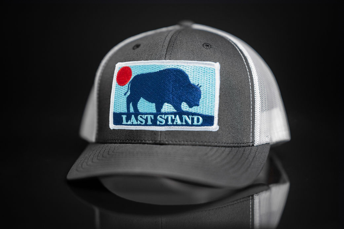 Bison Sunset Curved Bill Trucker Hat – Outdoor Streetwear Cap