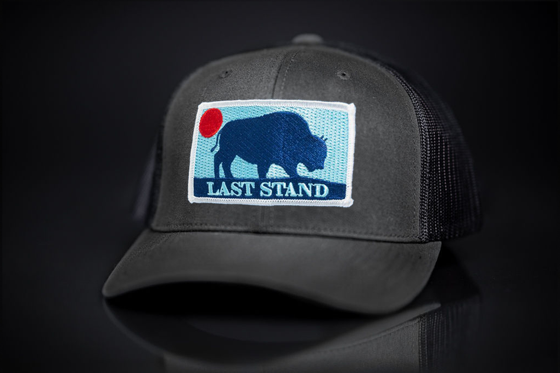 Bison Sunset Curved Bill Trucker Hat – Outdoor Streetwear Cap