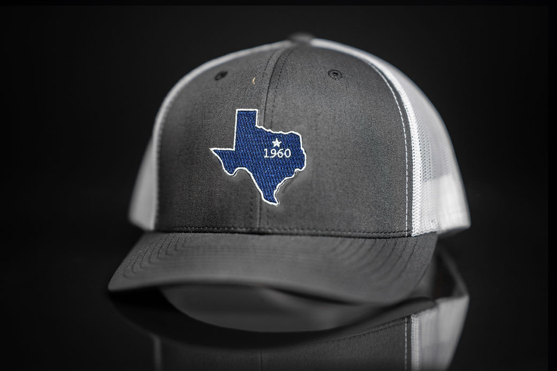 Dallas City Series Texas pride hat with curved bill and breathable mesh back