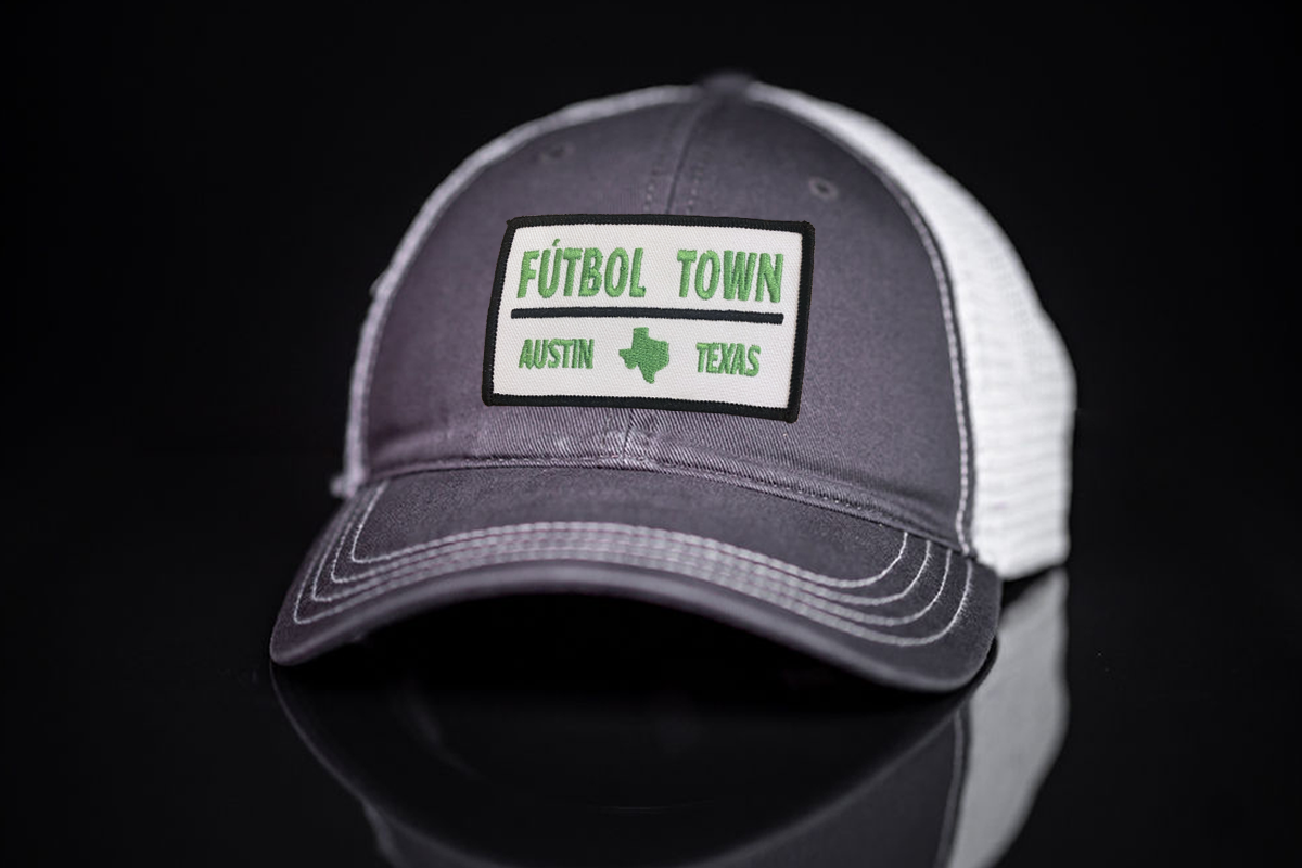 Fútbol Town Curved Bill Mesh Snapback Hat - Austin Soccer Cap