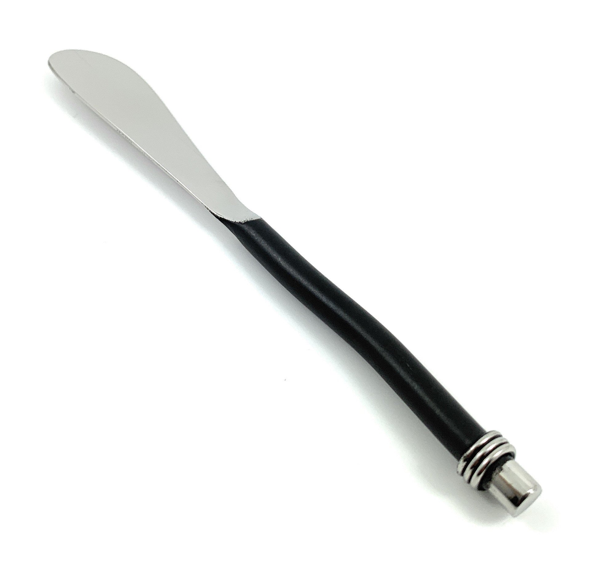 Vibhsa Black Silverware Butter Spreaders Set of 6
