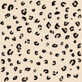 Nala Animal Print Wallpaper in Beige and Black Modern Boho