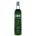 CHI Tea Tree Oil Blow Dry Primer Lotion 6 oz bottle in forest green with white text