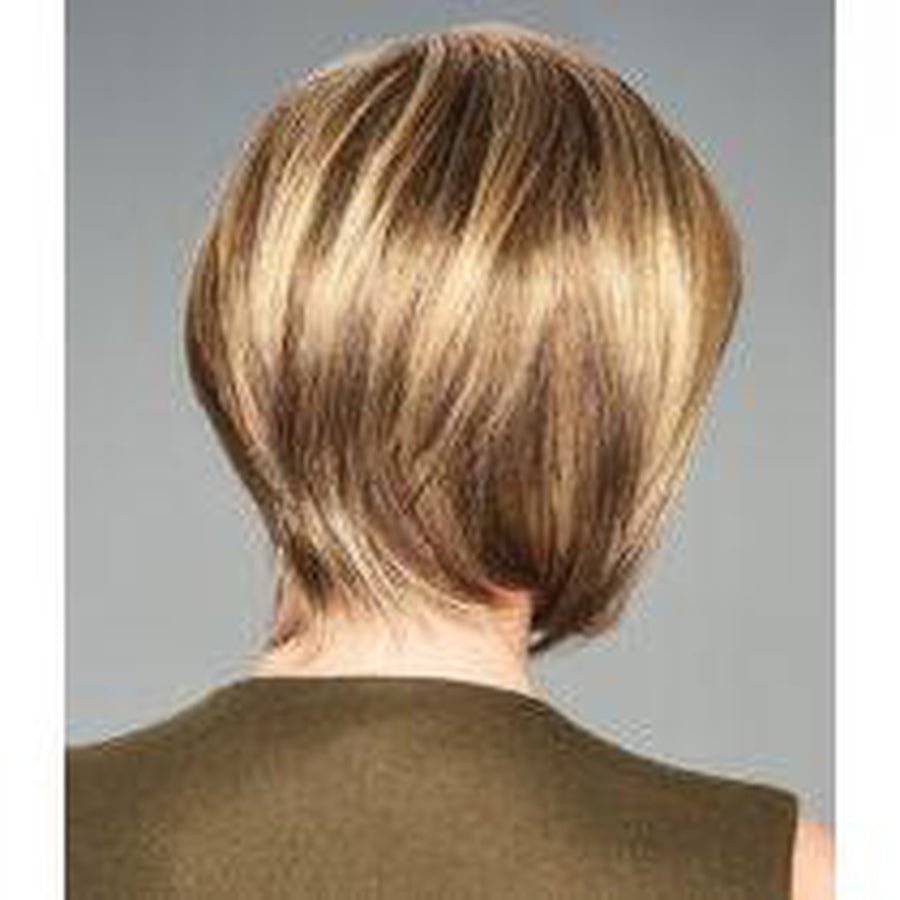 Chic Choice Sculpted Short Wig with Tapered Fringe and Layers