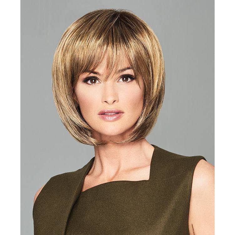 Chic Choice wig by Gabor featuring stacked nape layers and face-framing fringe.