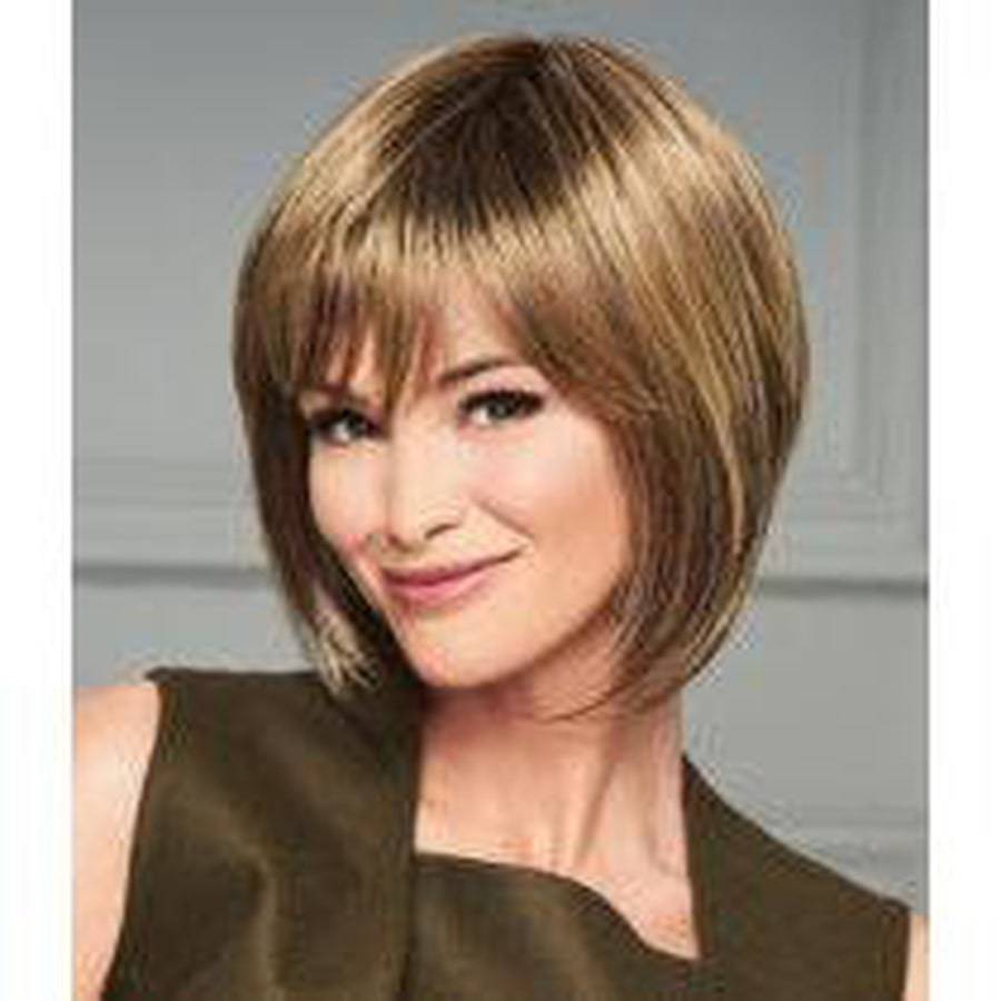 Chic Choice Sculpted Short Wig with Tapered Fringe and Layers