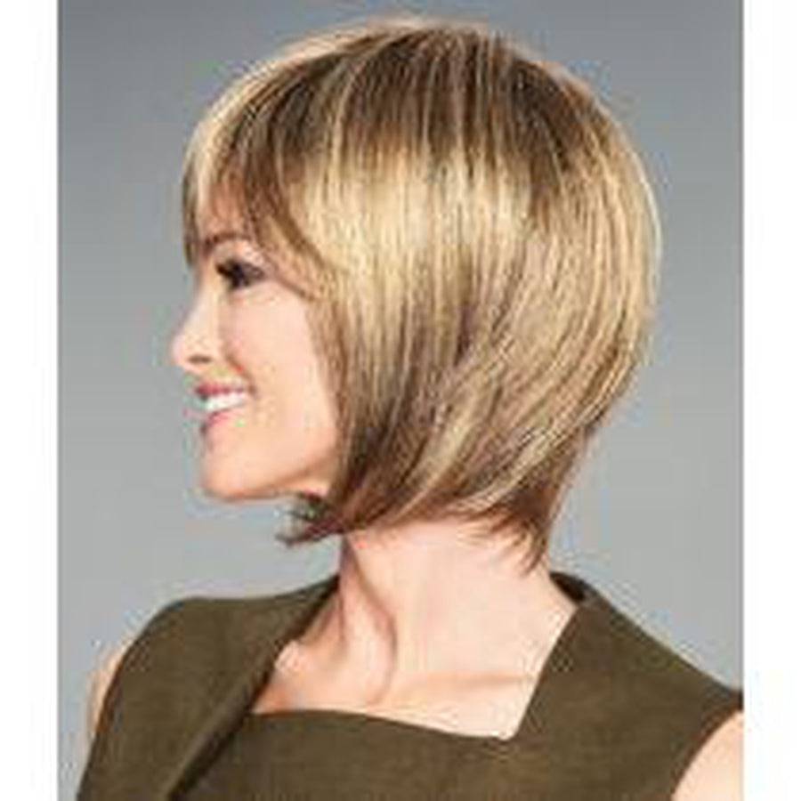Chic Choice Sculpted Short Wig with Tapered Fringe and Layers