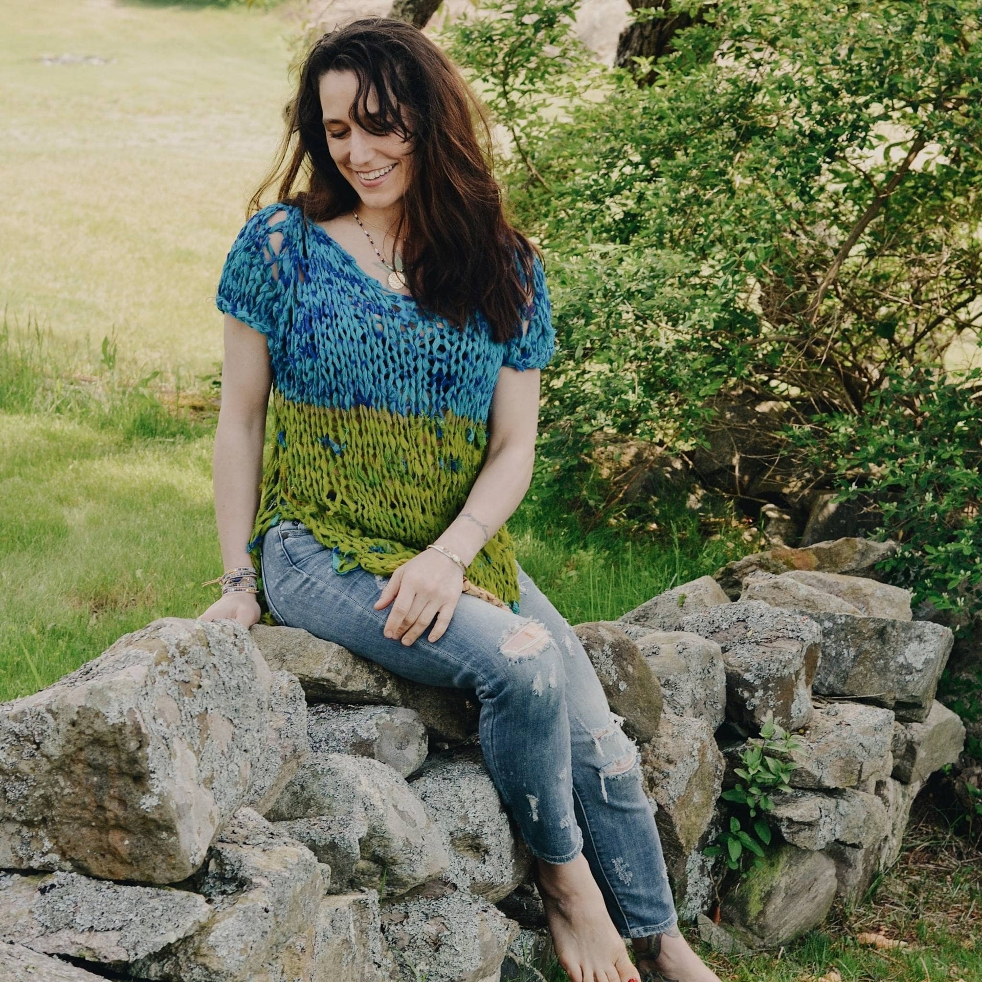 Bohemian Chiffon Summer Layering Top