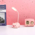 Kawaii Bear Desk Lamp: Minimalist LED Bedside Study Light