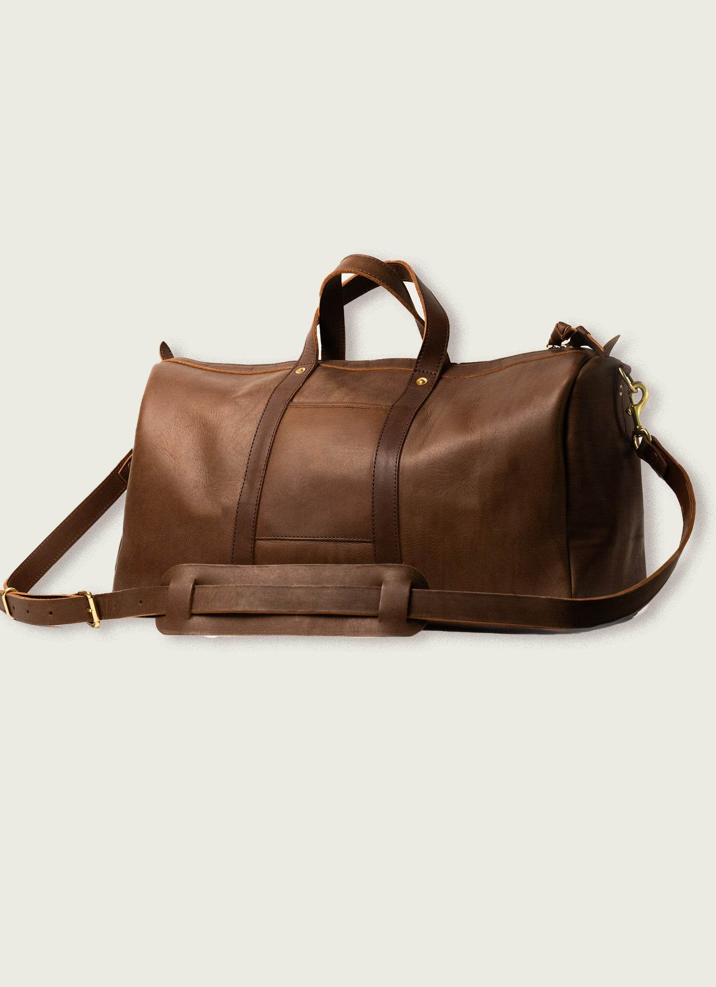 Full-Grain Leather Duffle Bag with Lifetime Guarantee