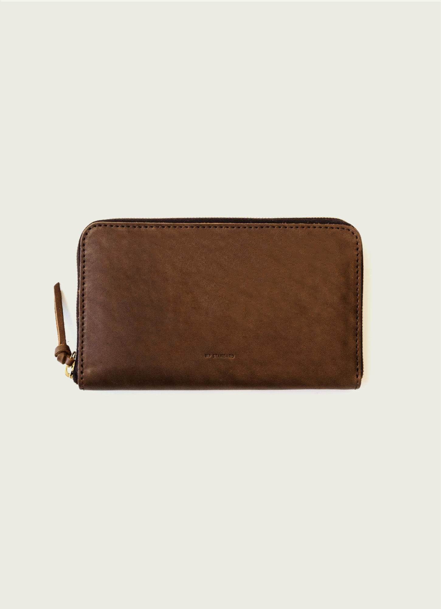 Classic Zip Around Wallet in Full-Grain Leather