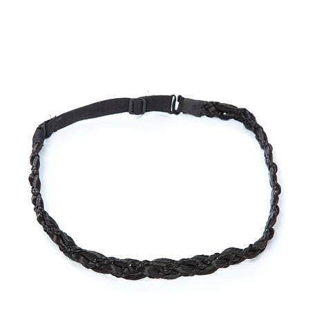 Double Braided Hair Headband Multi-Tonal Brown Boho Hair Accessory