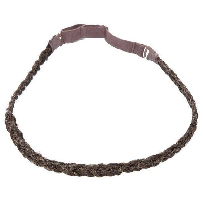 Double Braided Hair Headband Multi-Tonal Brown Boho Hair Accessory