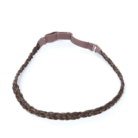 Double Braided Hair Headband Multi-Tonal Brown Boho Hair Accessory