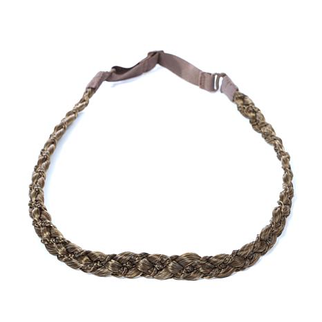 Double Braided Hair Headband Multi-Tonal Brown Boho Hair Accessory